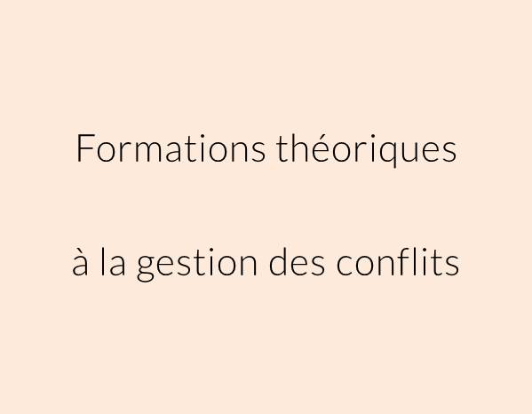 Contenu théorique des formations